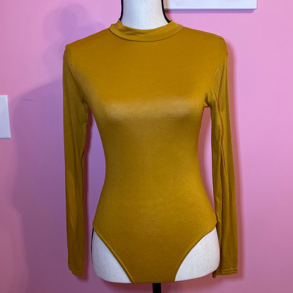BooHoo Tall Turtleneck Long Sleeve Bodysuit